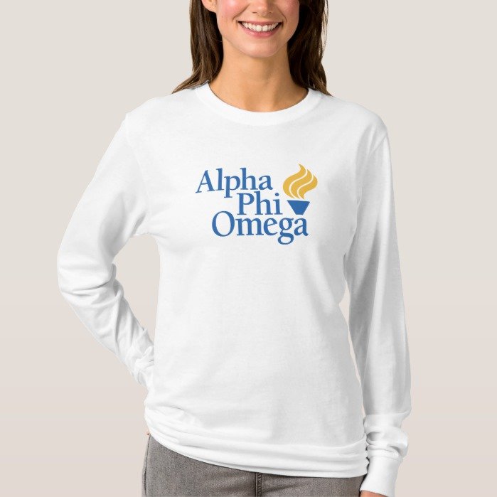 Alpha Phi Omega Color - Torch T-Shirt 