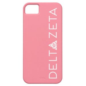 Delta Zeta Cell Phone Pocket – Pink